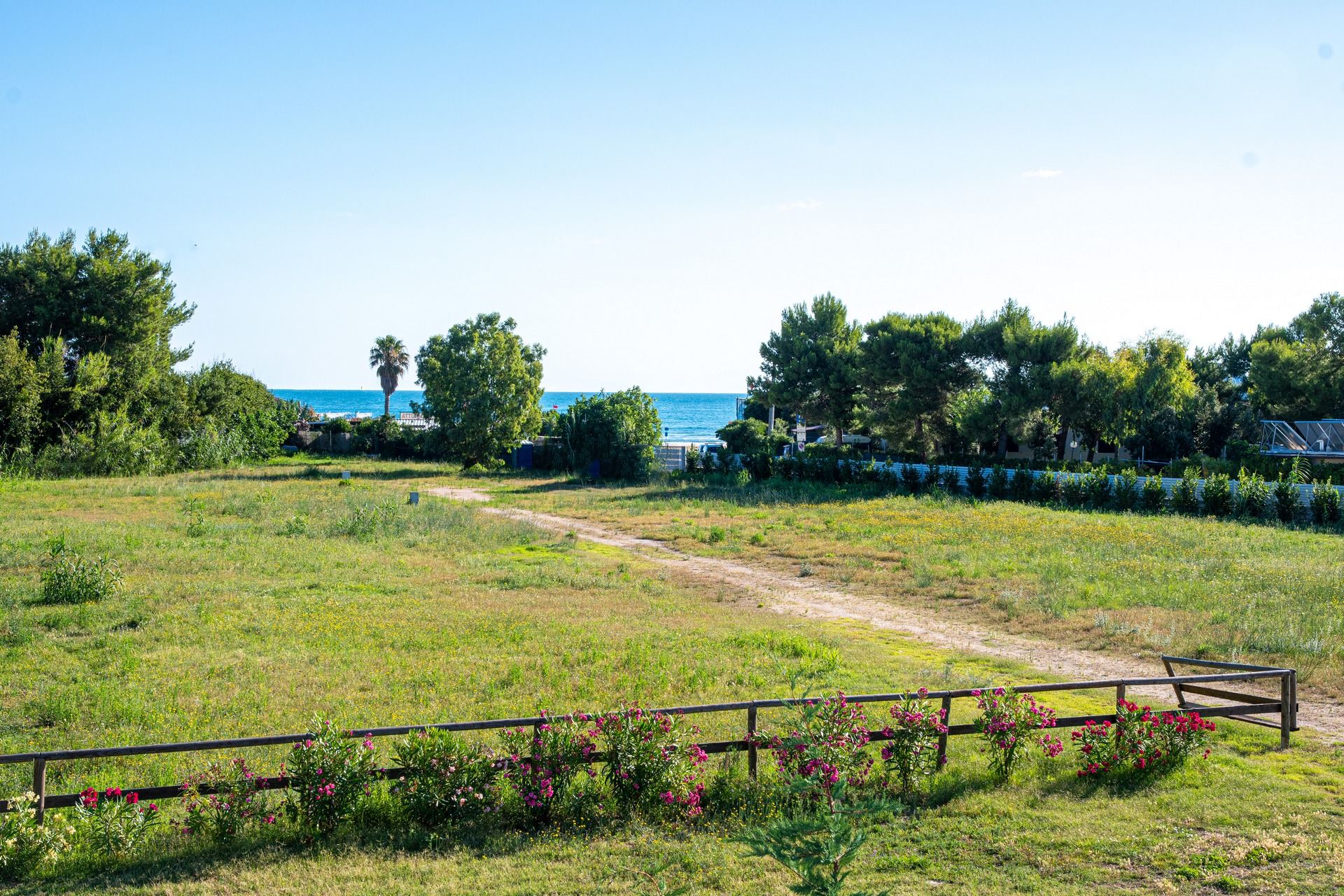 vista mare dal Bed and Breakfast Duccio a Mare vicino alla spiaggia di Scialmarino a Vieste