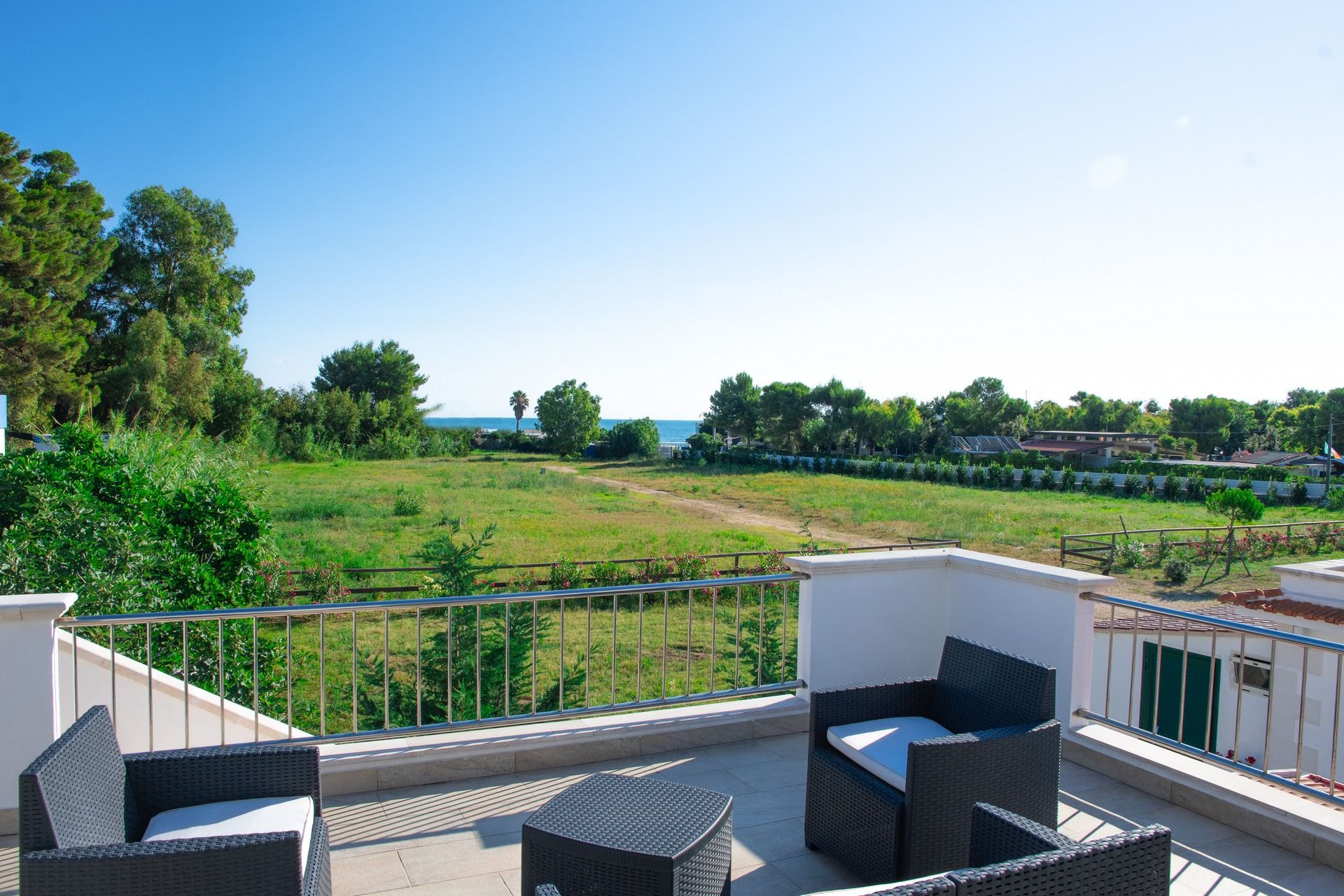 vista mare del B&B Duccio camere a due passi dalla spiaggia